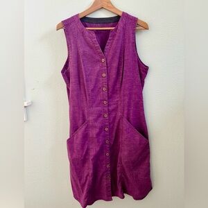 Purple hemp Prana dress